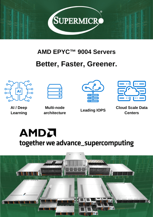 Never seen before performances with AMD EPYC 9004 and Supermicro H13 servers