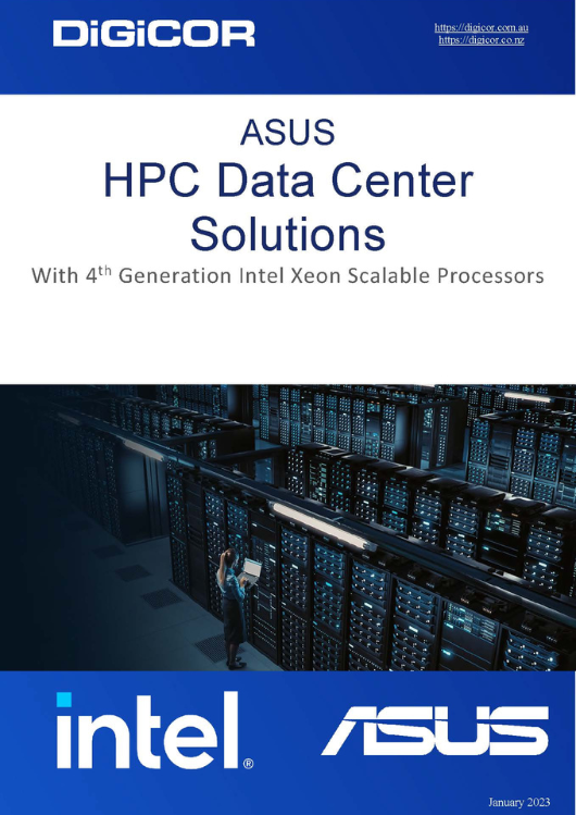ASUS HPC Data Center Solutions with 4th Gen Intel® Xeon® Scalable Processors